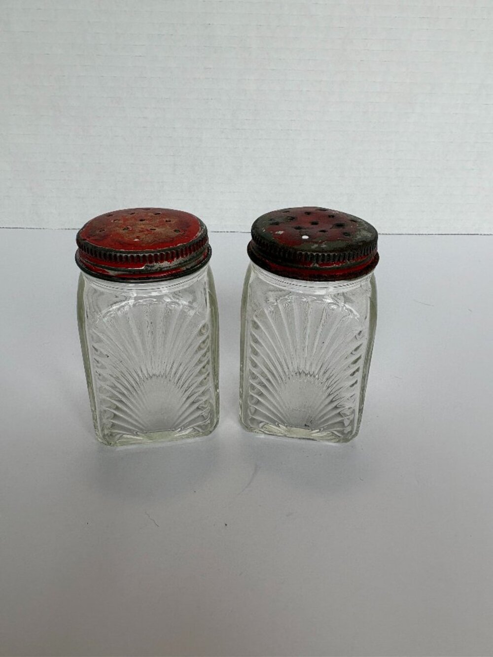 Vintage "Hoosier" Salt and Pepper Shakers
